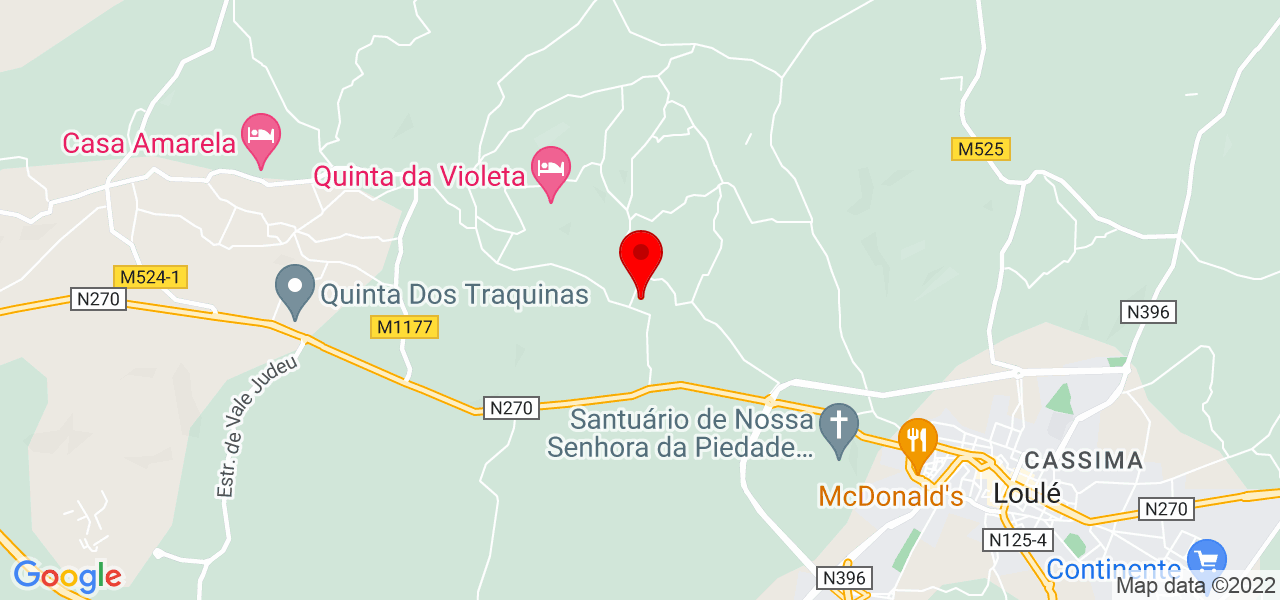 J&eacute;ssica campos - Faro - Loulé - Mapa