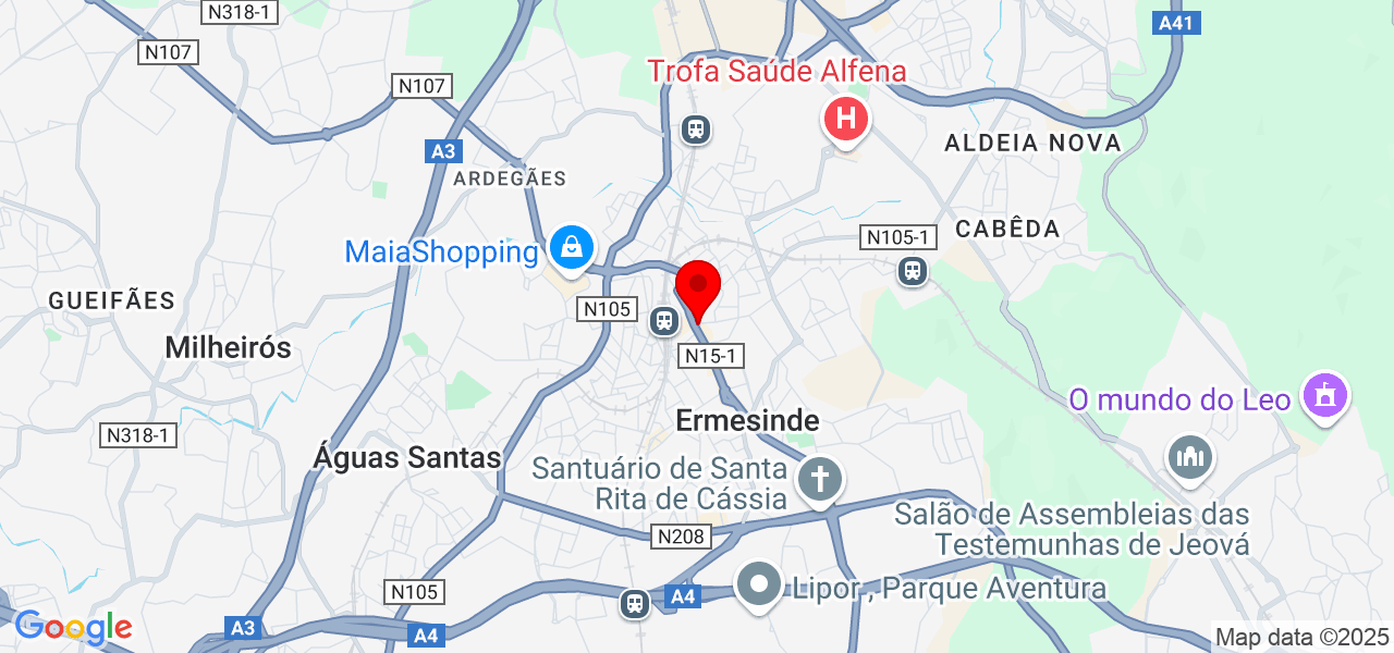 Tony - Alves MDF - Porto - Valongo - Mapa