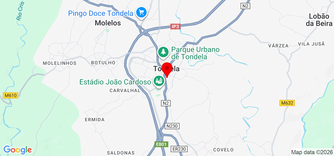 Cleyvison Silvca - Viseu - Tondela - Karte