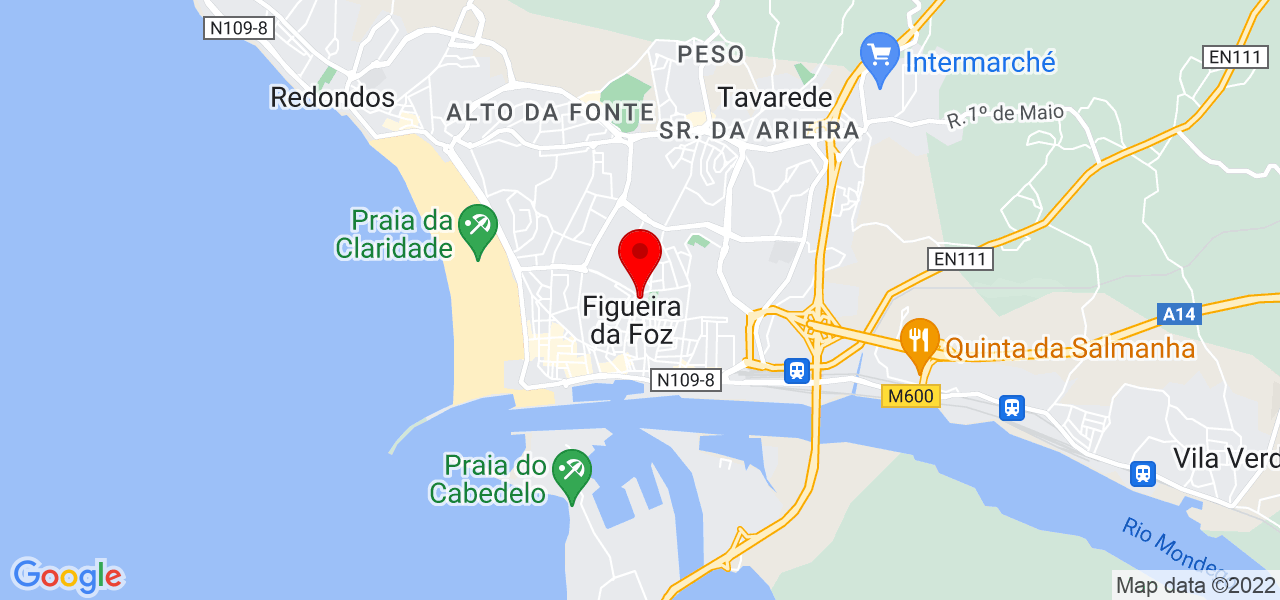 Fernando Perdig&atilde;o Costa - Coimbra - Figueira da Foz - Mapa