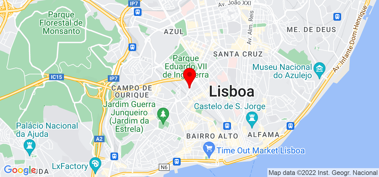 Bruno Queir&oacute;s - Lisboa - Lisboa - Mapa