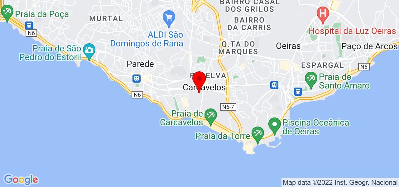 HC arquitetos - Lisboa - Cascais - Mapa
