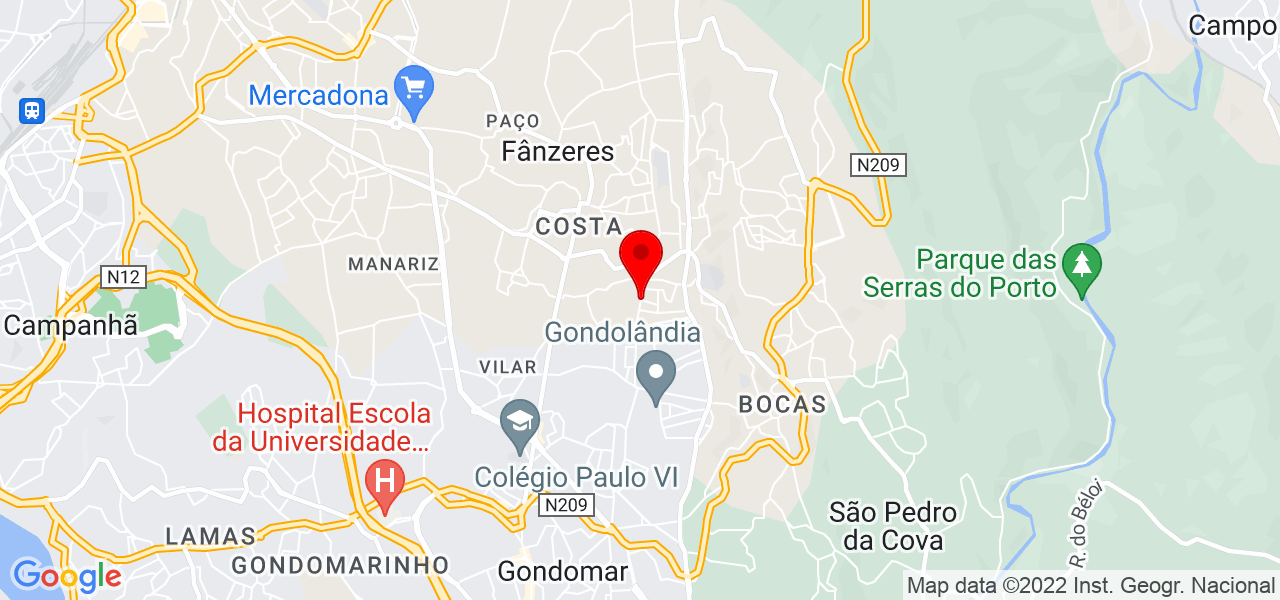 Beatriz - Porto - Gondomar - Mapa