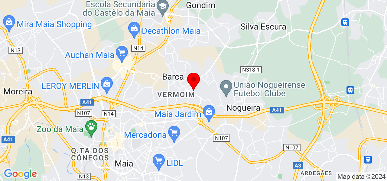 Lucas - Porto - Maia - Map