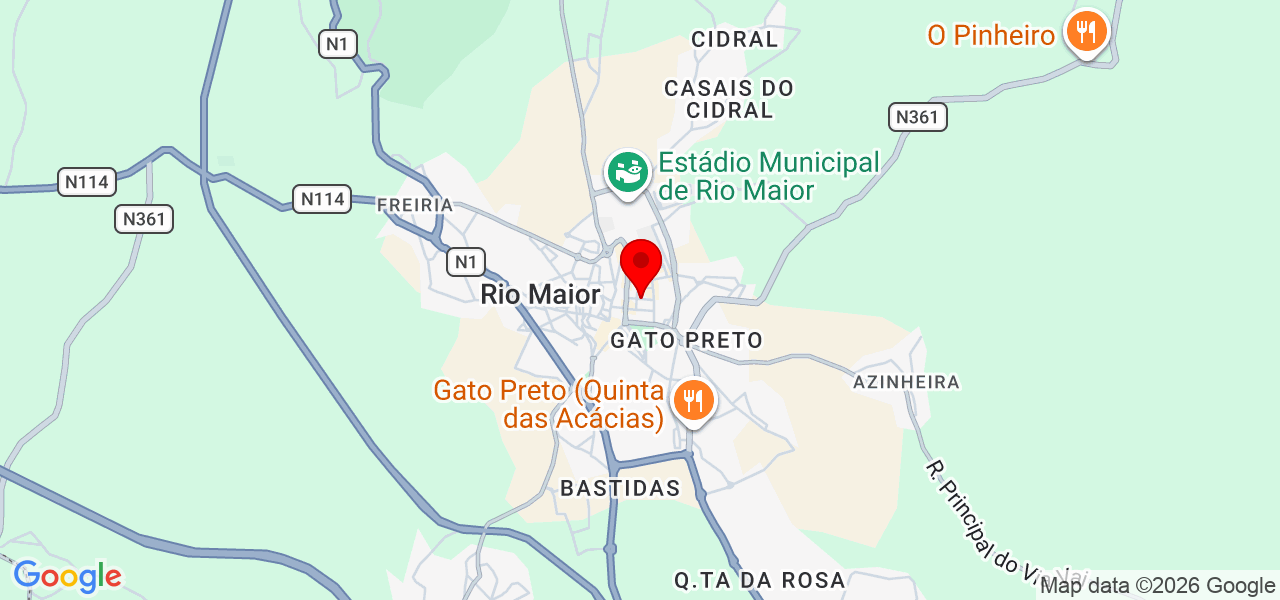 Concreto Studio® - Santarém - Rio Maior - Map