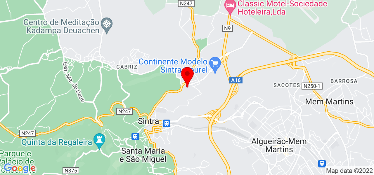 Bruno Andrade - Lisboa - Sintra - Mapa