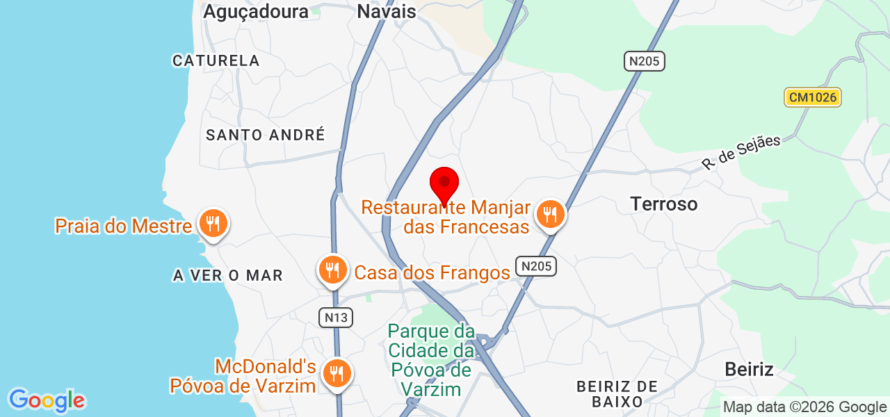 Rodrigo Ribeiro - Porto - Póvoa de Varzim - Mapa