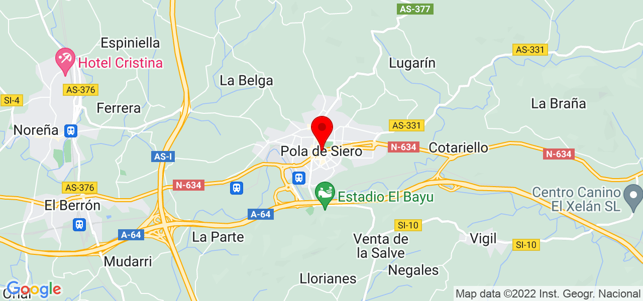 Ana Paula - Principado de Asturias - Siero - Mapa
