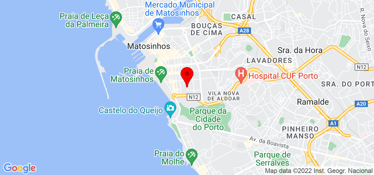 Rúben Leal - Porto - Matosinhos - Mapa