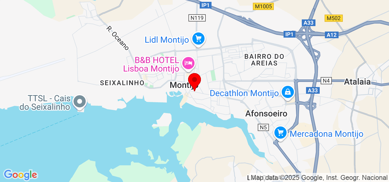 Elisa - Setúbal - Montijo - Mapa