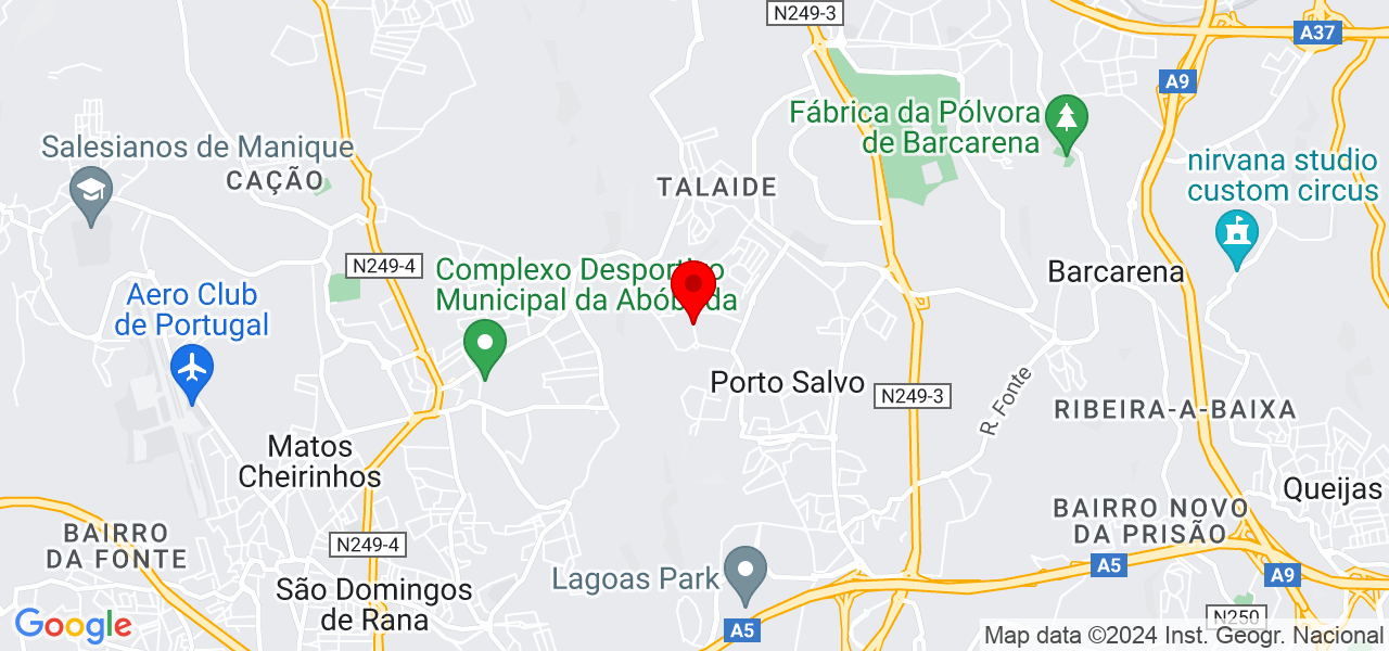S&eacute;rgio Reis - Lisboa - Oeiras - Mapa