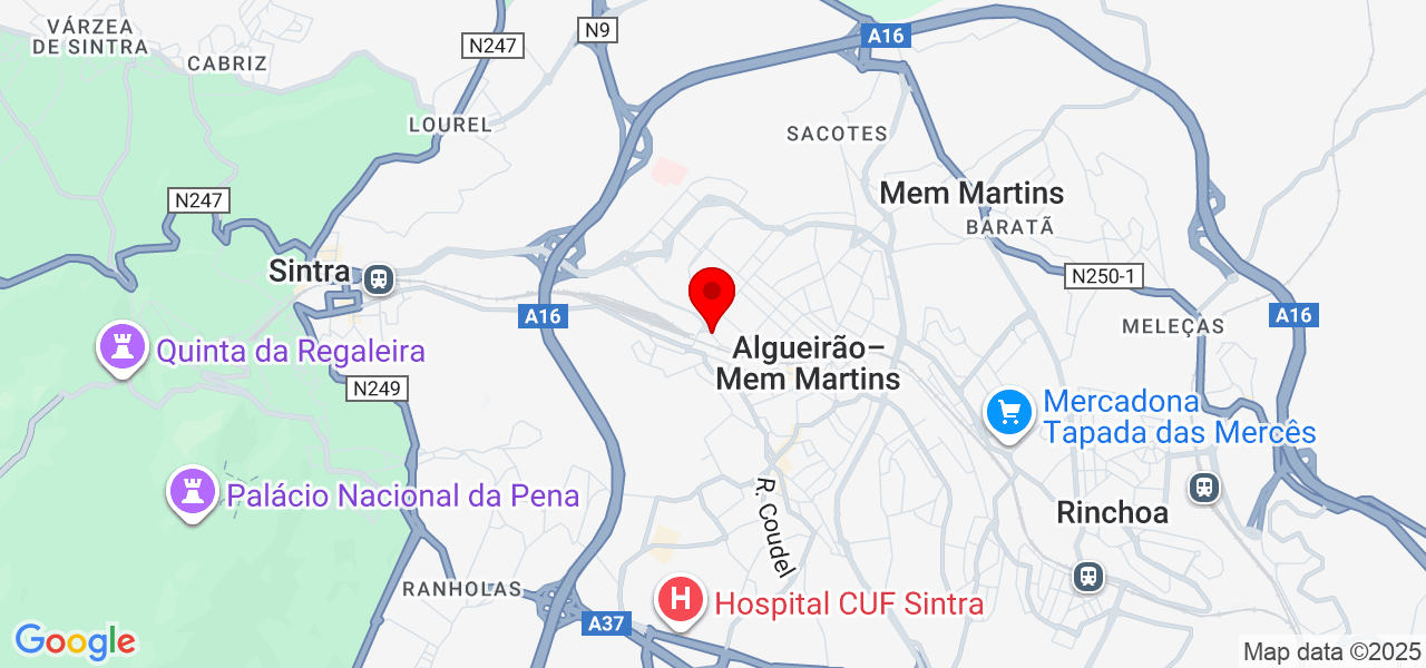 Tomo conta de crian&ccedil;a em casa a partir dos dois anos - Lisboa - Sintra - Mapa