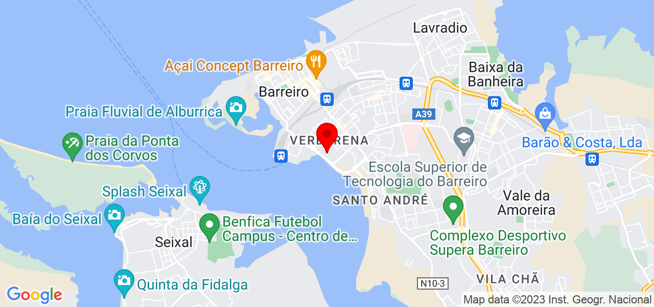 K&eacute;lcia - Setúbal - Barreiro - Mapa