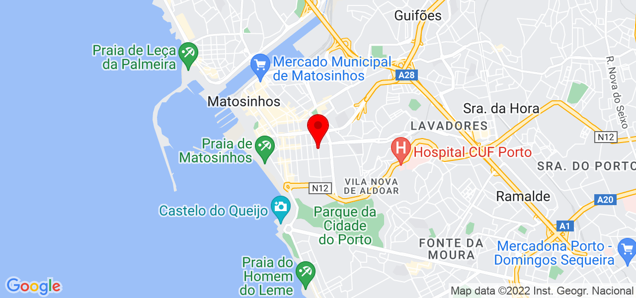 JMV Fotografia&amp;Video - Porto - Matosinhos - Mapa