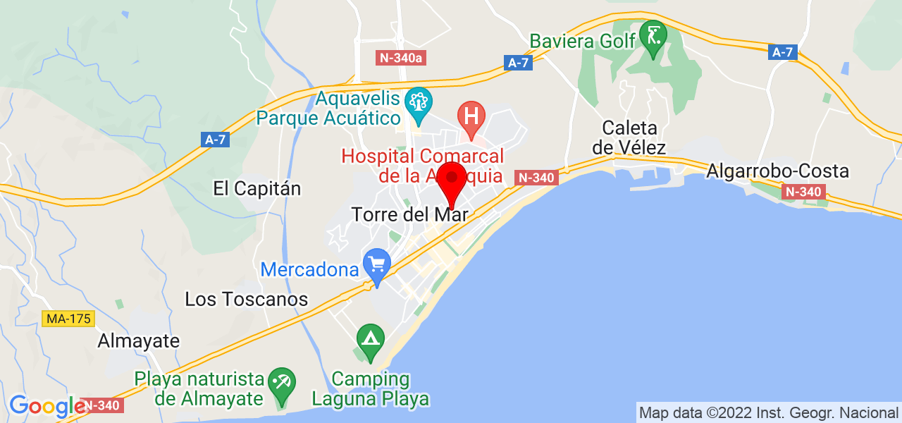 Vulcano Catering - Andalucía - Vélez-Málaga - Mapa