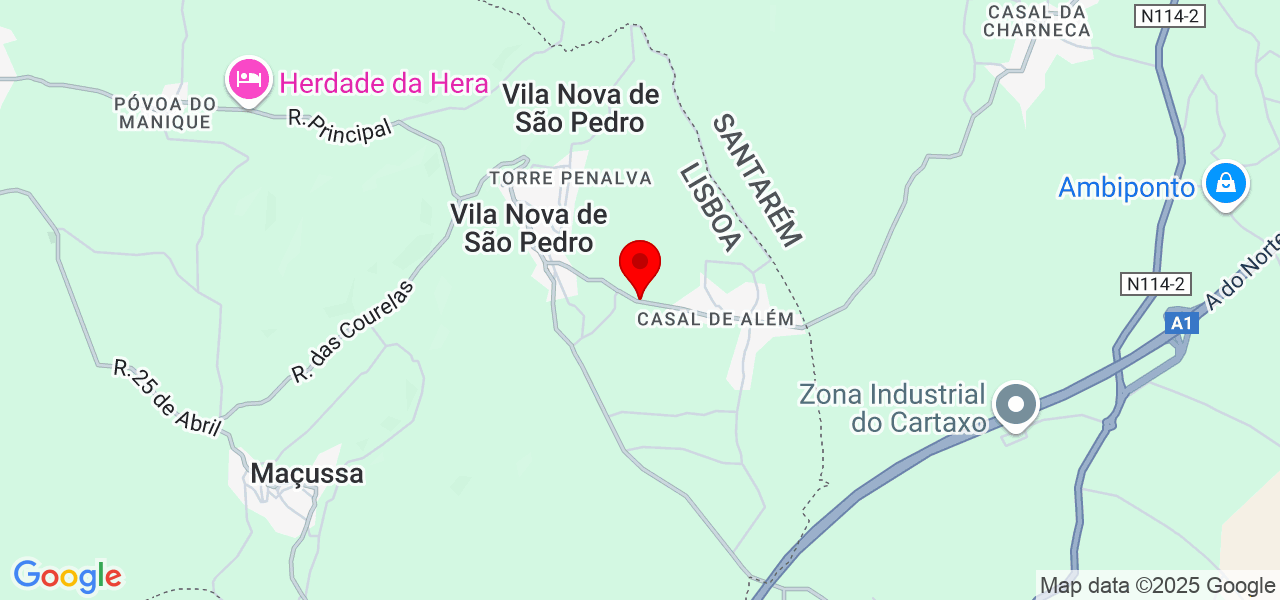 Pedro Filipe - Lisboa - Azambuja - Mapa