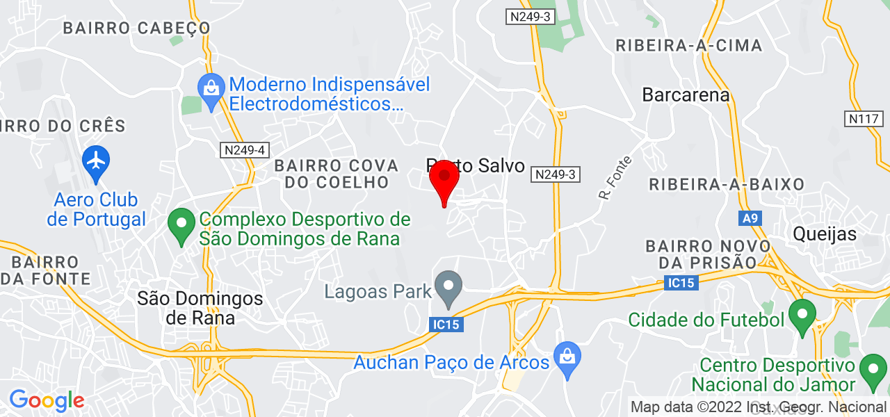 Izaias - Lisboa - Oeiras - Mapa