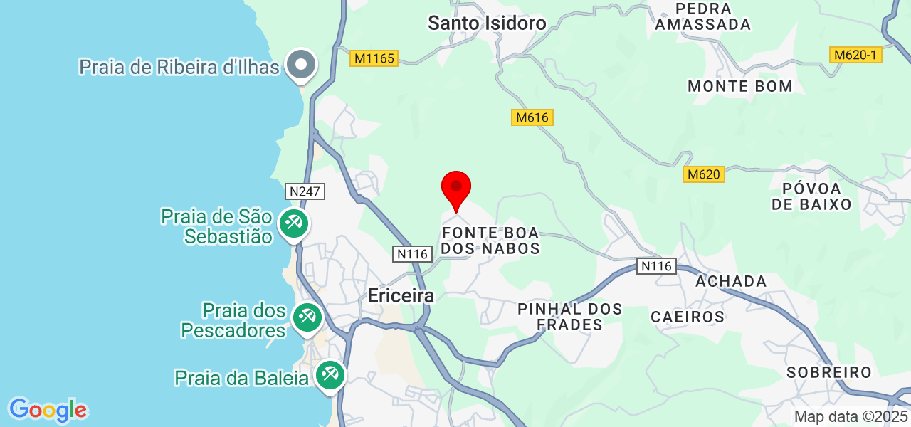 Edimara Ferreira - Lisboa - Mafra - Map
