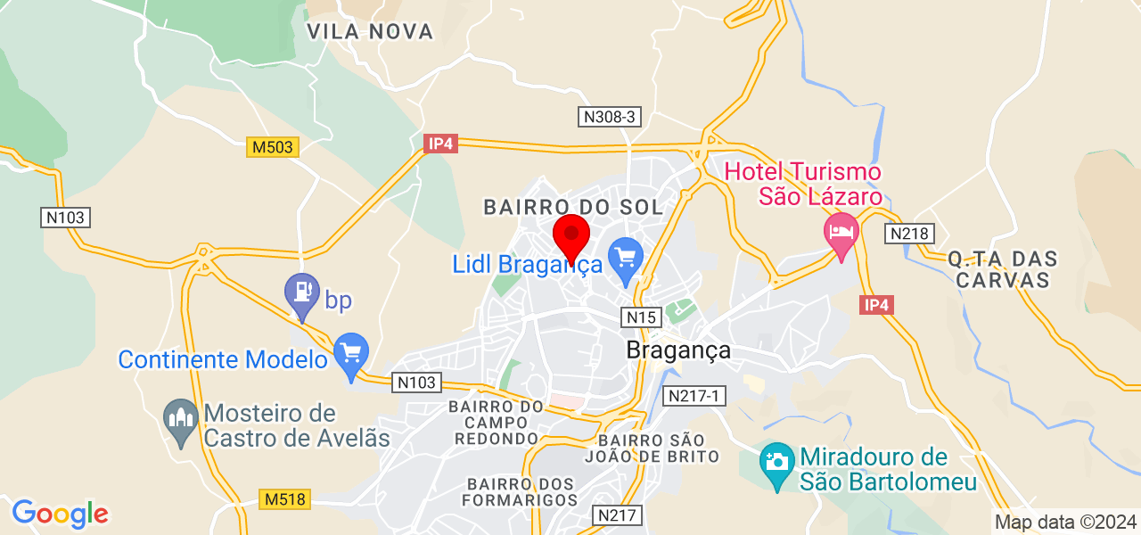 Carlos Costa - Bragança - Bragança - Mapa