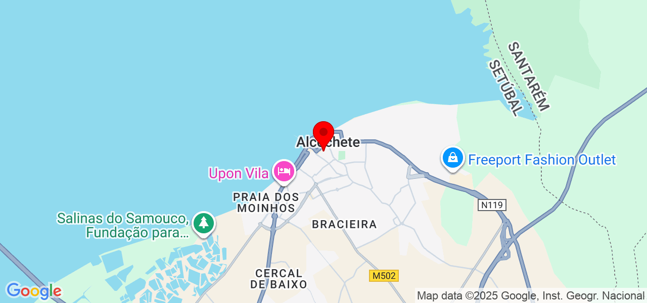 VIDREIRA DE ALCOCHETE. - Setúbal - Alcochete - Map