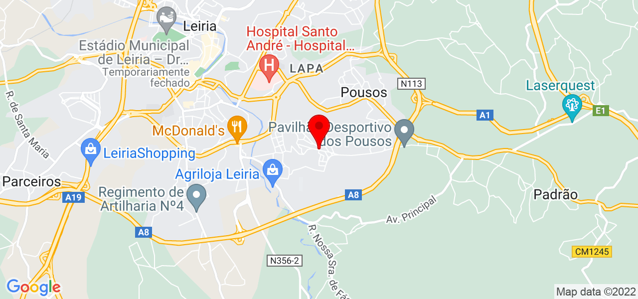 Paulo Morgado - Leiria - Leiria - Mapa