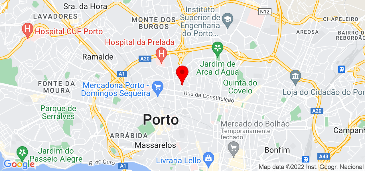 Joyce Amorim - Porto - Porto - Mapa