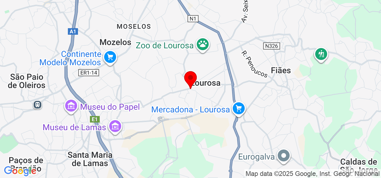 Nelson de Araújo - Aveiro - Santa Maria da Feira - Map
