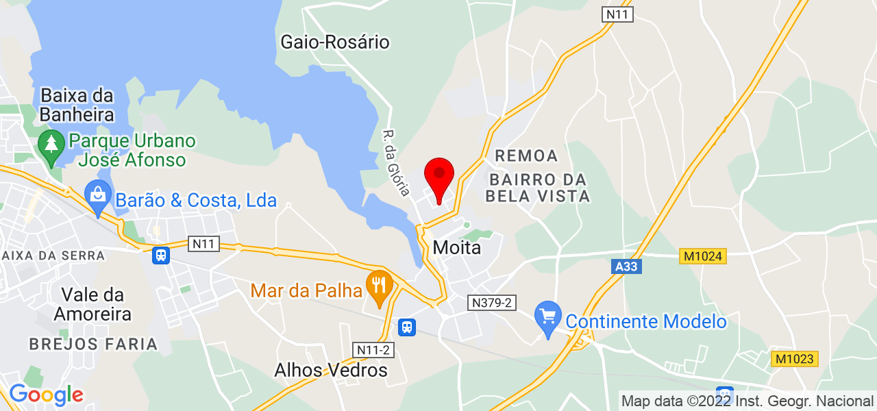 Rosa - Setúbal - Moita - Mapa