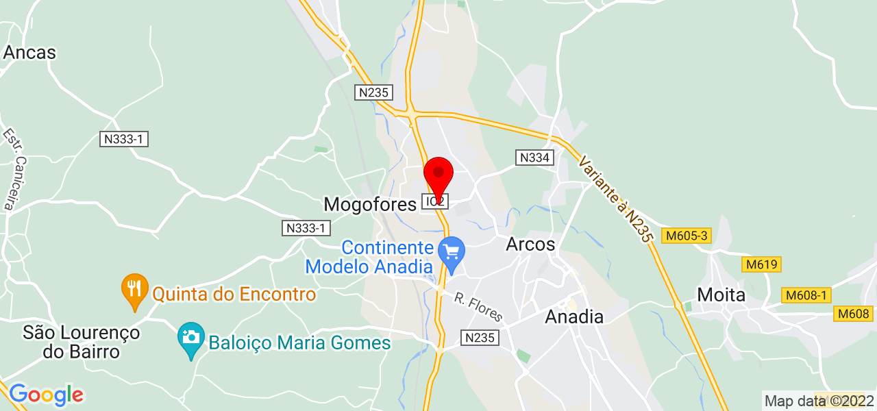 Niusa - Aveiro - Anadia - Mapa