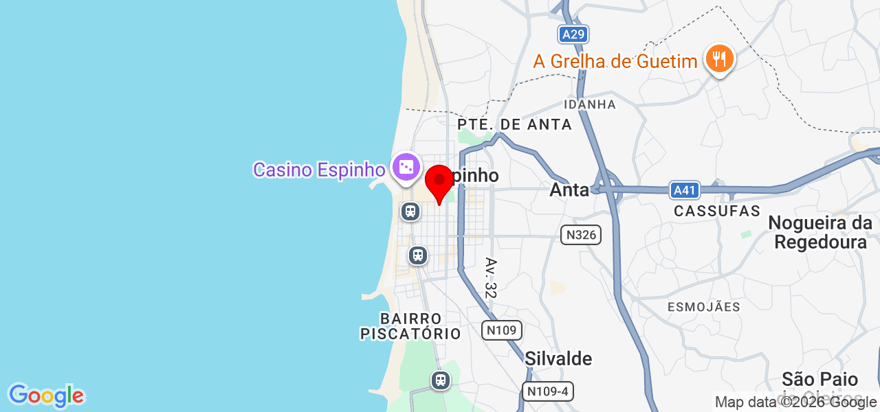 América Carvalho - Aveiro - Espinho - Carte
