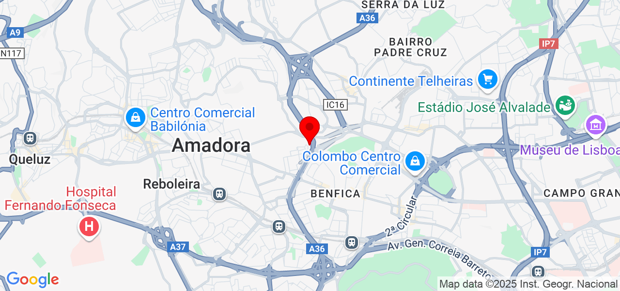 Bruna R. - Lisboa - Amadora - Map