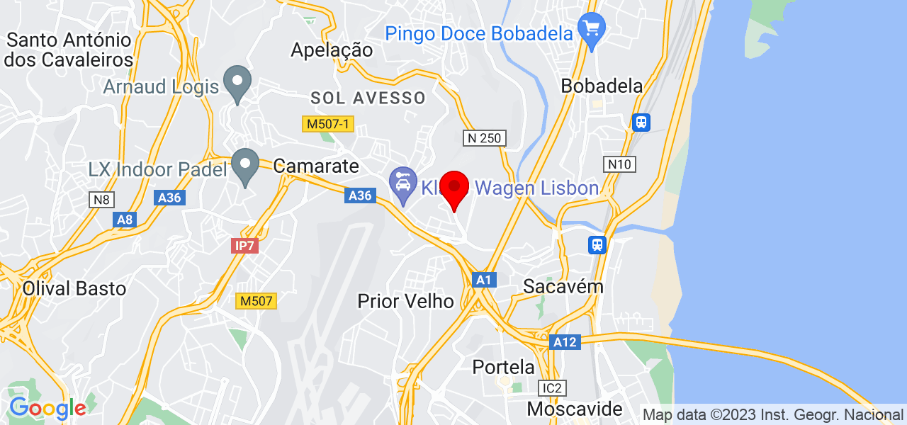 Gersoel Oliveira - Lisboa - Loures - Mapa