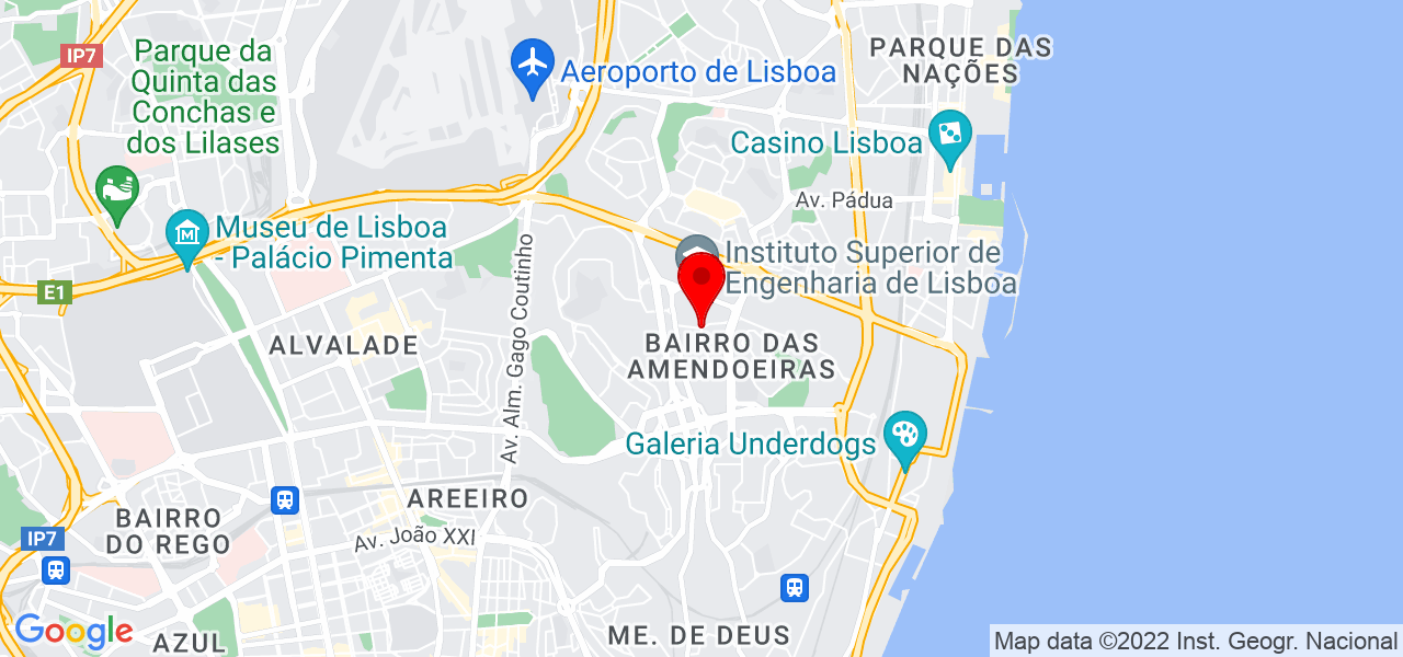 Cidalia alves - Lisboa - Lisboa - Mapa