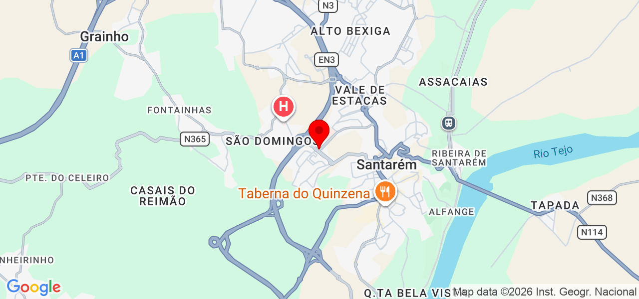 Lukeny Gomes - Santarém - Santarém - Mapa
