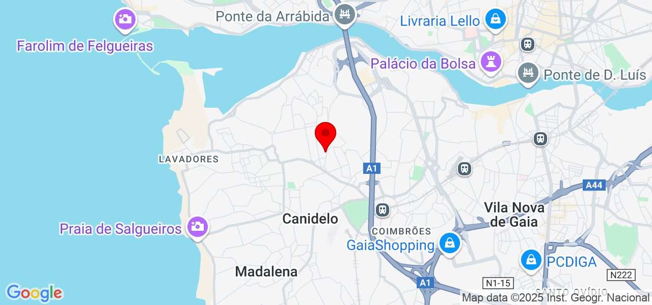 Rita Meireles - Porto - Vila Nova de Gaia - Map