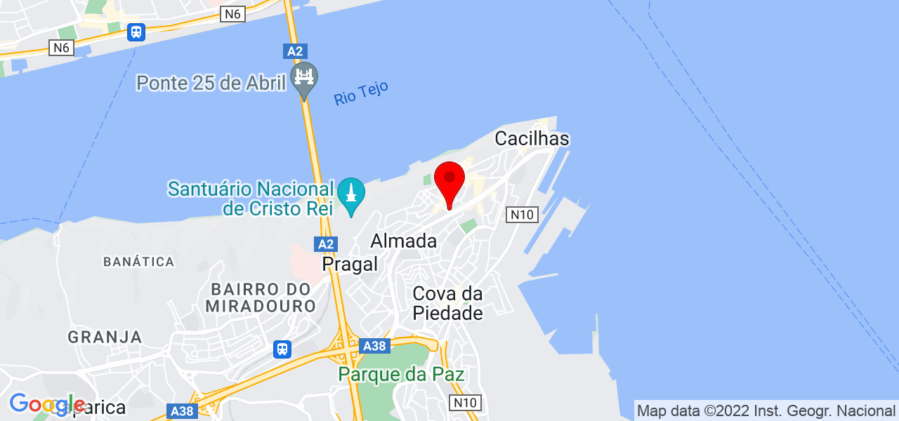 Cris Tarot - Setúbal - Almada - Mapa