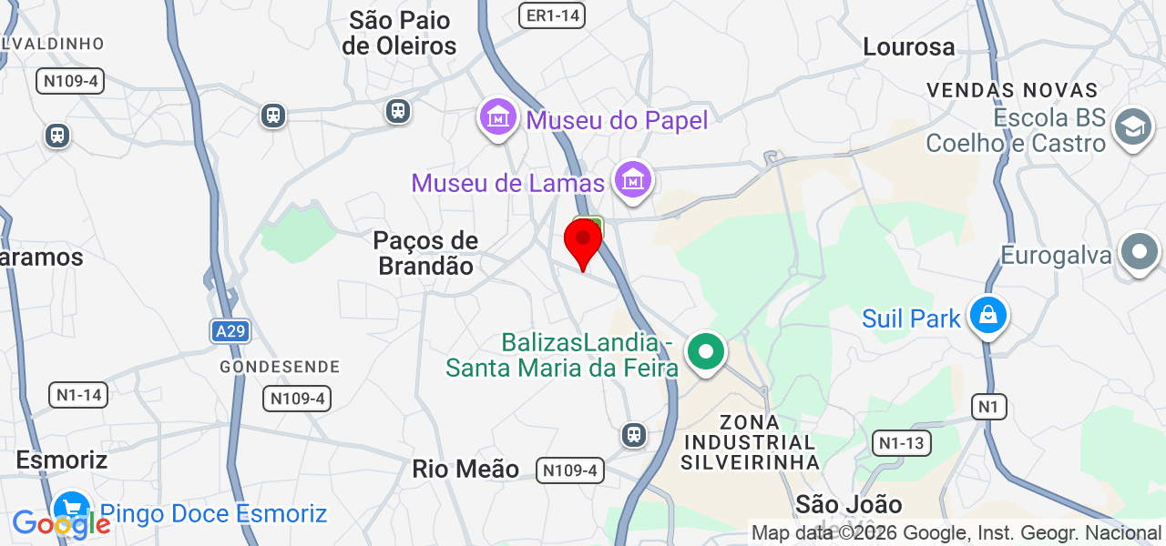 Panorama Avultado Lda - Aveiro - Santa Maria da Feira - Mapa