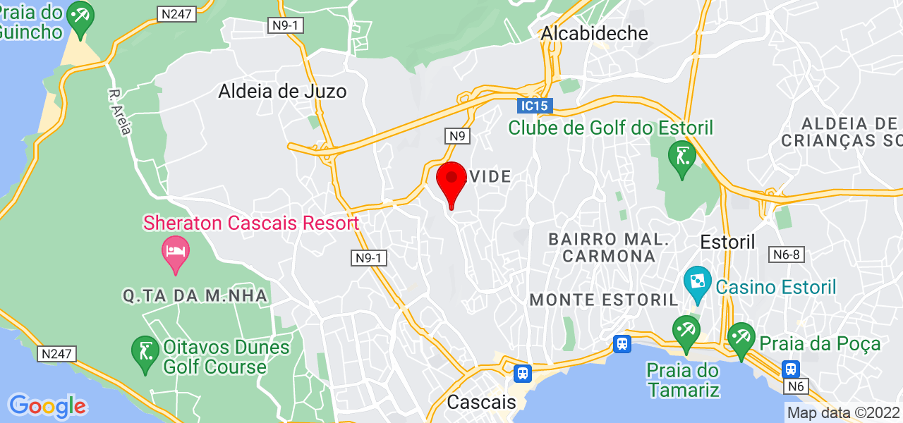Agnes Arabela Marques - Lisboa - Cascais - Mapa