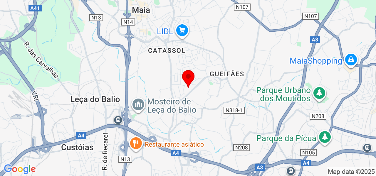 Nuno Pintoo - Porto - Maia - Mapa