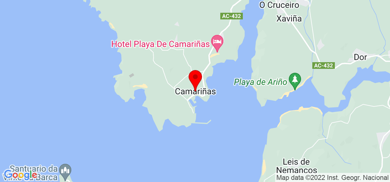 Ainara - Galicia - Camariñas - Mapa