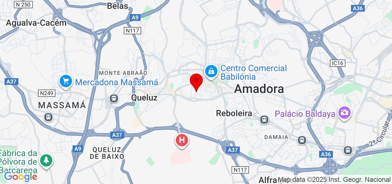 Rafael Semedo - Lisboa - Amadora - Mapa