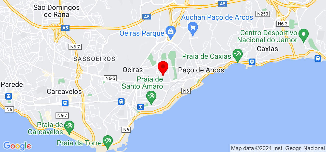 Janaina Mendes - Lisboa - Oeiras - Map