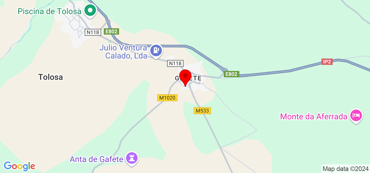 Paula Aires - Serviço de limpeza - Portalegre - Crato - Mapa