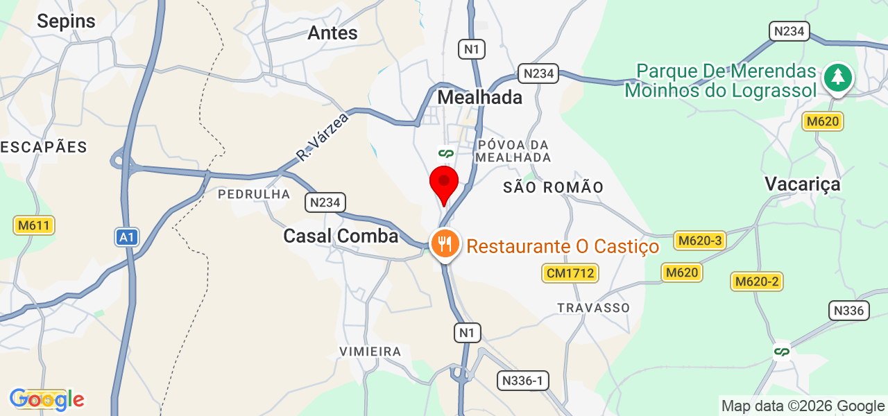 Luiz Pintor - Aveiro - Mealhada - Map