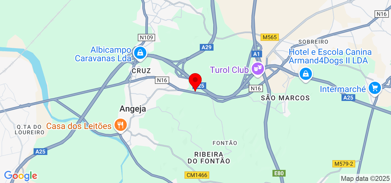 Rodrigo - Soldarts - Setúbal - Sines - Mapa