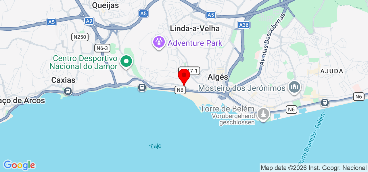 Claraboia Esbelta UNIPESSOAL LDA - Lisboa - Oeiras - Map