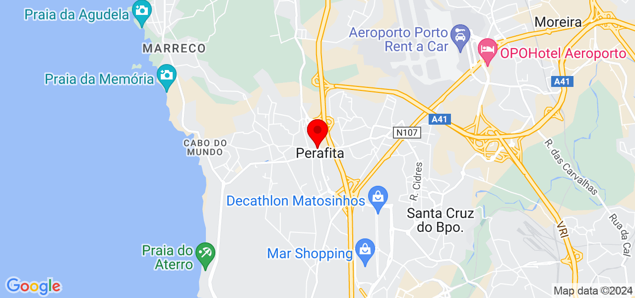 Esboço Habitado - Porto - Matosinhos - Karte