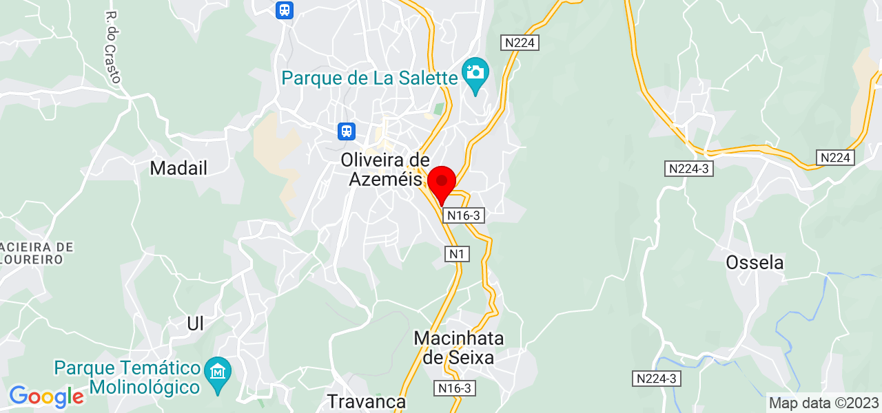 &Eacute;pico Restaurante - Aveiro - Oliveira de Azeméis - Mapa