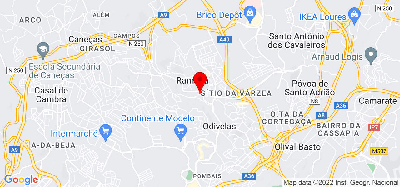 Catarina - Lisboa - Odivelas - Mapa
