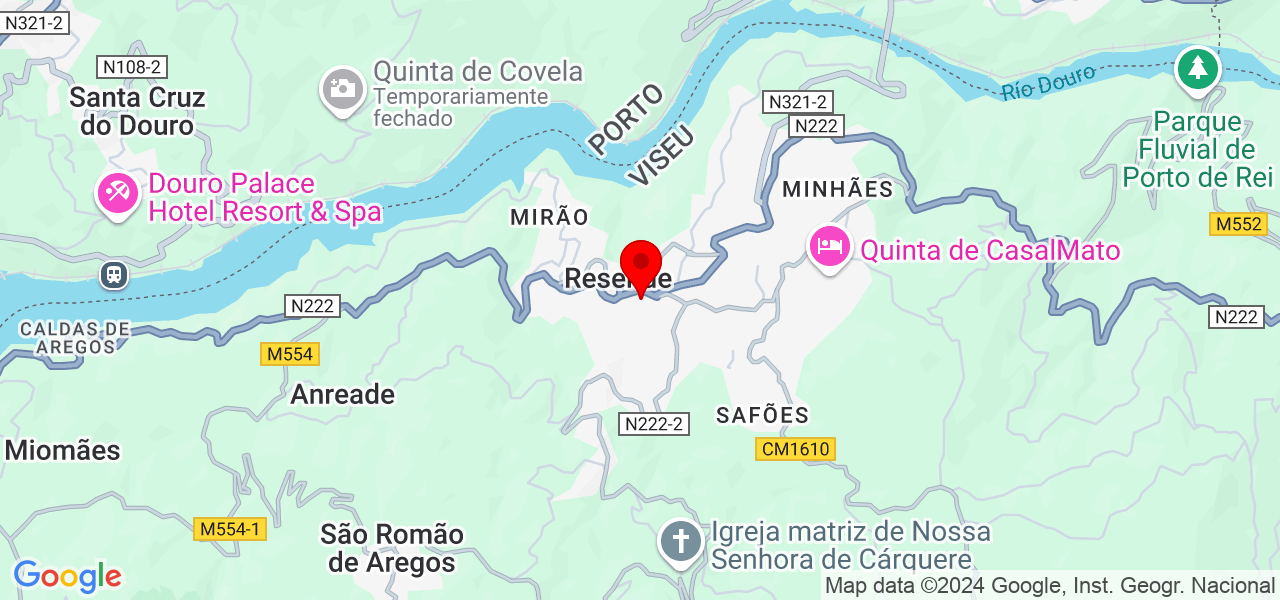 Tiago Ferreira Dias - Viseu - Resende - Mapa